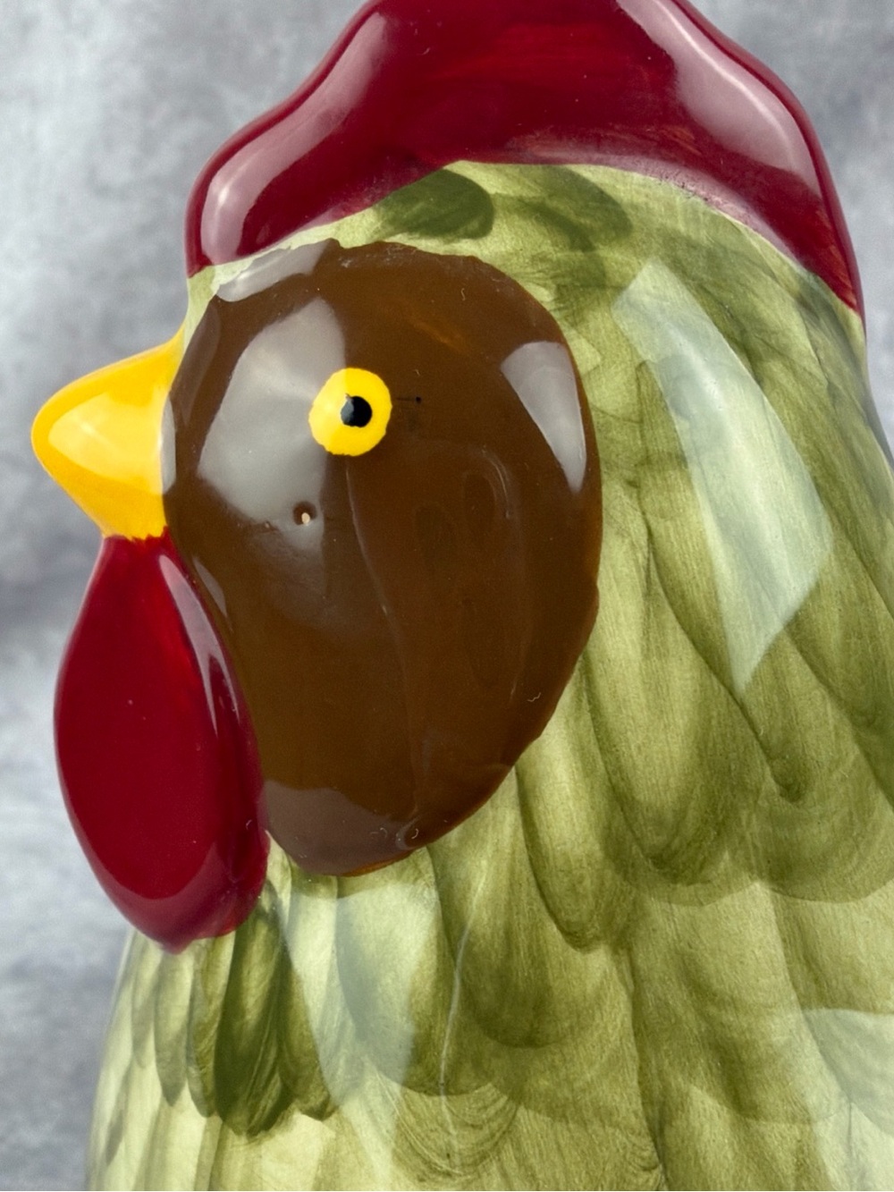 Temp-Tations By Tara Covered Hen Casserole Dish Old World Green 1.5 Qt W/Basket - Picture 6 of 17